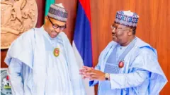 Aarẹ Buhari ati aarẹ ile aṣofin agba