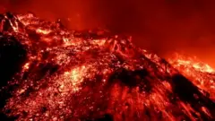 Вулкан Кумбре-Вьеха.