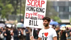 हाँगकाँगमध्ये सरकारविरोधी निदर्शने