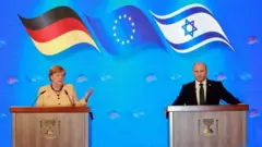 آنگلا مرکل در دیدار با نفتالی بنت