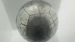 The replica of the Luna 2 sphere given to Eisenhower by Khrushchev