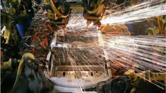 imagem de montadora de veículos