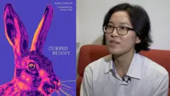 '저주토끼'로 인터내셔널 부커상 최종 후보에 오른 정 작가는 '장르문학의 작품성을 인정받게 돼서 기쁘다'고 전했다