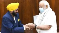 ਮੁੱਖ ਮੰਤਰੀ ਭਗਵੰਤ ਮਾਨ ਅਤੇ ਪ੍ਰਧਾਨ ਮੰਤਰੀ ਨਰਿਦੰਰ ਮੋਦੀ