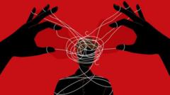 Ilustração mostra mãos enlaçando a cabeçabetsbola onlineoutra pessoa