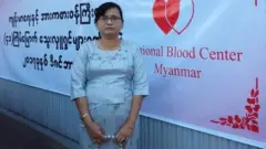မေလက အကြိမ် ၉၀ မြောက် သွေးလှူဒါန်းခဲ့သူ ကထိက ဒေါက်တာရီရီရွှေ