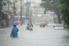 ภาพน้ำท่วมในจ.ยะลา