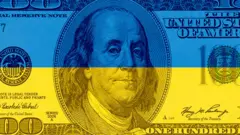 долар і український прапор