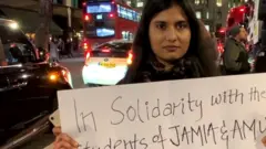 Protest in UK