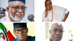 Wasu daga cikin 'yan takarar gwamna a zaɓen Ondo na 2020