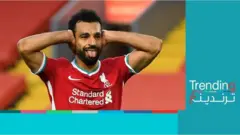 محمد صلاح يحتفل بثلاثية في مرمى ليدز
