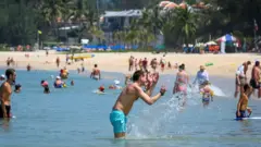Russians tourists in Phuket