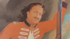 मंगल पांडे का एक चित्र