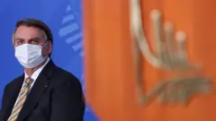 Bolsonaro em evento em Brasília em junho de 2021