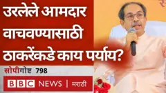 उद्धव ठाकरेंपुढे उरलेले आमदार वाचवायला पर्याय काय? सोपी गोष्ट