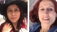 Fatma Akta (solda) ve Habibe Çevik