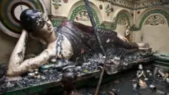 রামুর হামলার পর তোলা ছবি