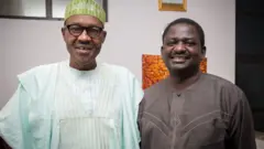 Shugaba Buhari da Femi Adesina