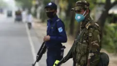 নারায়ণগঞ্জ, করোনাভাইরাস, বাংলাদেশ, পুলিশ, চেকপোস্ট, ৮ই এপ্রিল, ২০২০