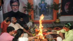 बच्चनको स्वास्थ्यलाभको कामना गर्दै पूजा