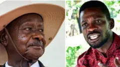 Museveni and Bobi Wine