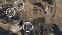 ઇઝરાયલી હુમલામાં ક્ષતિગ્રસ્ત ઈરાની સાઇટની તસવીર 