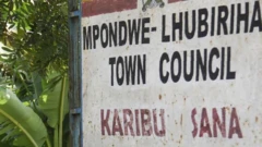 A sign of Mpondwe-Lhubiriha Town Council