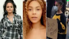 دعت كل من بيونسيه وريهانا إلى العدالة من أجل جورج فلويد، فيما انضمت آريانا غراند للاحتجاجات في لوس أنجلس