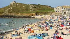 Beach at St Ives