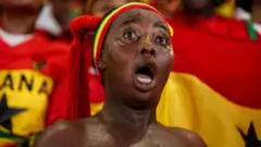 Black Stars fan look shocked