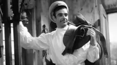 Коннери в роли Вронского в телефильме Би-би-си "Анна Каренина" в 1961 году