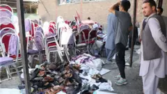 حملے کے بعد کا ایک منظر
