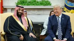 محمد بن سلمان وترامب