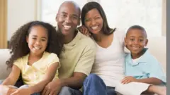 Famille heureuse
