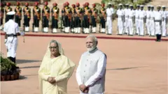 শেখ হাসিনা ও নরেন্দ্রো মোদী