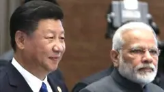 નરેન્દ્ર મોદી અને શી જિનપિંગ