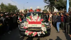 শনিবার কাসেম সোলেইমানির জানাজায় জনতার ঢল