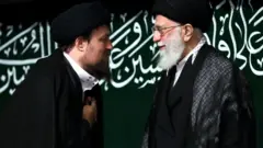 علی خامنه‌ای و حسن خمینی