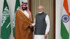 مودي وبن سلمان