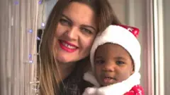 Ekaterina Frolova and child