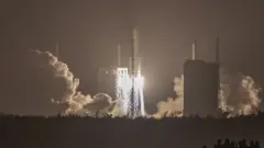 Launch of Long March rocket