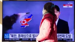 這是朝鮮兩周內的第四次導彈發射。