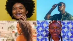 Briona Lamback, Kojo Brown Liz Ogbonna-Godfrey and Jessica Anyan-Brown.