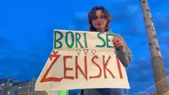 Osmomartovski protest u Beogradu