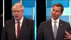 Boris Johnson and Jeremy Hunt