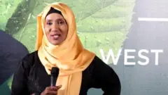 Sawirkan waxaa laga qaadatay muuqaal ay 2016-kii Hodan ay ka baahisay Integration TV