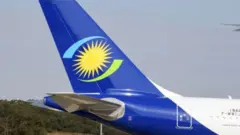 Imwe mu ndege za kompanyi ya RwandAir