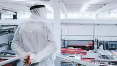 owner man checking manufacturer