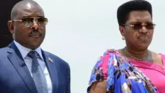 Pierre Nkurunziza na Denise Nkurunziza bafite abana batanu