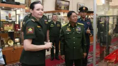 Russia and Myanmar